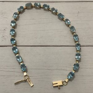 *FLASH SALE* Vintage Blue Topaz tennis bracelet 💙